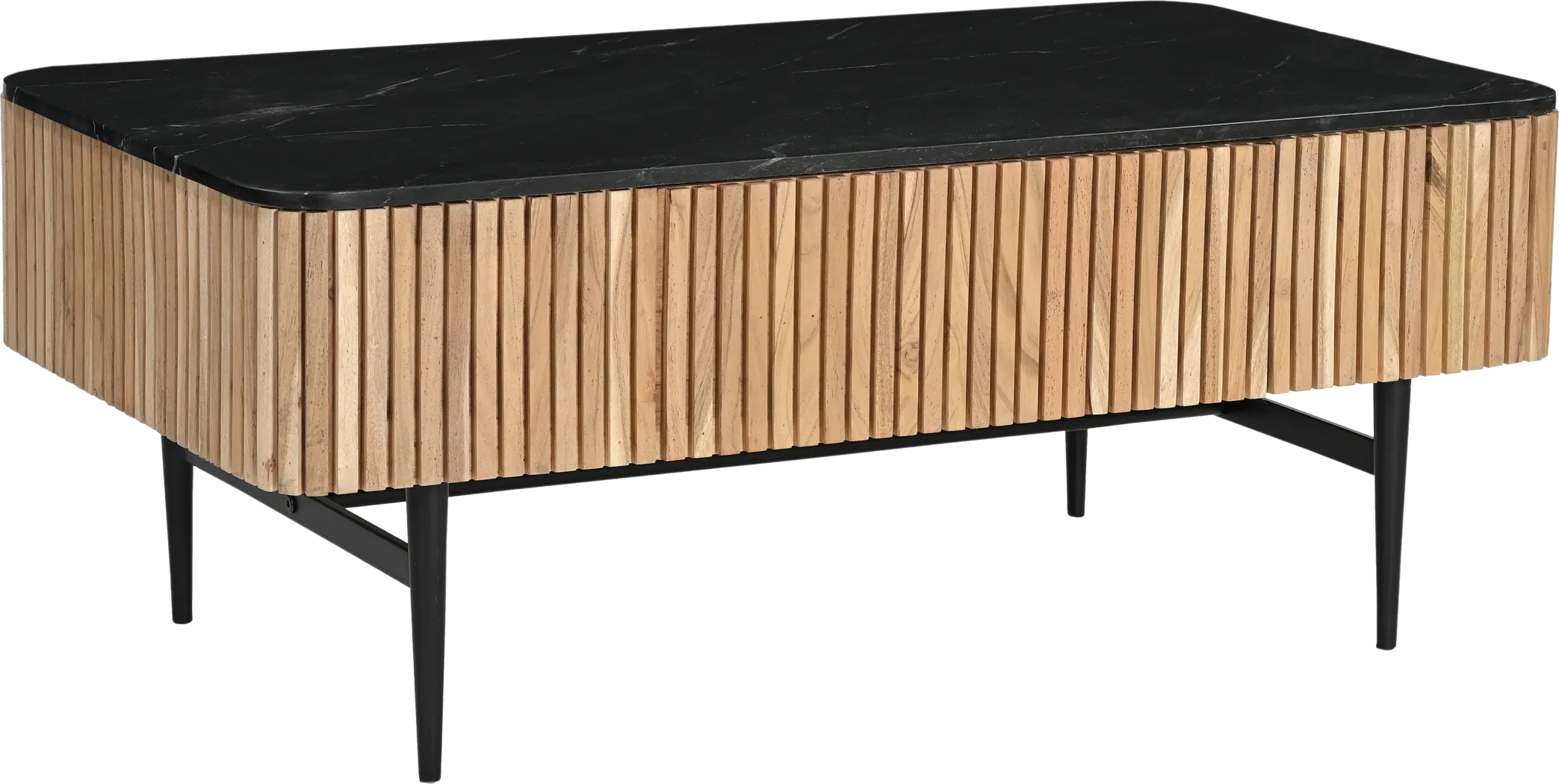 Wentwirth Natural Cocktail Table - Thumbnail - Image 1