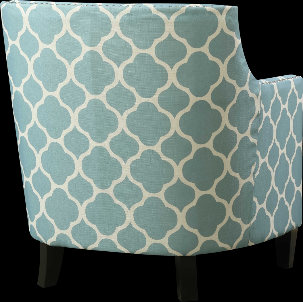 Weona I Aqua Accent Chair - Thumbnail - Image 5