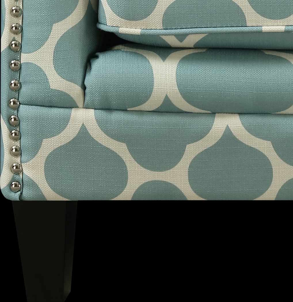 Weona I Aqua Accent Chair - Thumbnail - Image 8