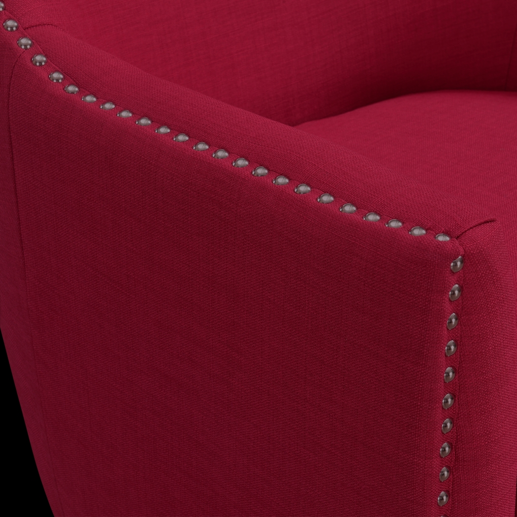 Weona I Berry Accent Chair - Thumbnail - Image 4