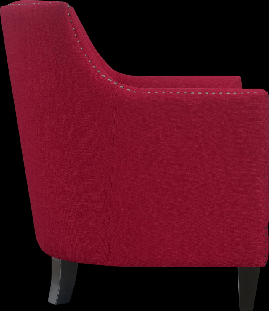 Weona I Berry Accent Chair - Thumbnail - Image 5