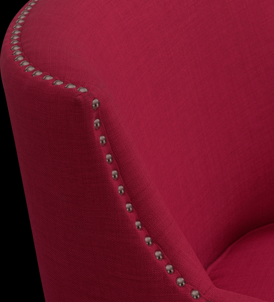 Weona I Berry Accent Chair - Thumbnail - Image 8