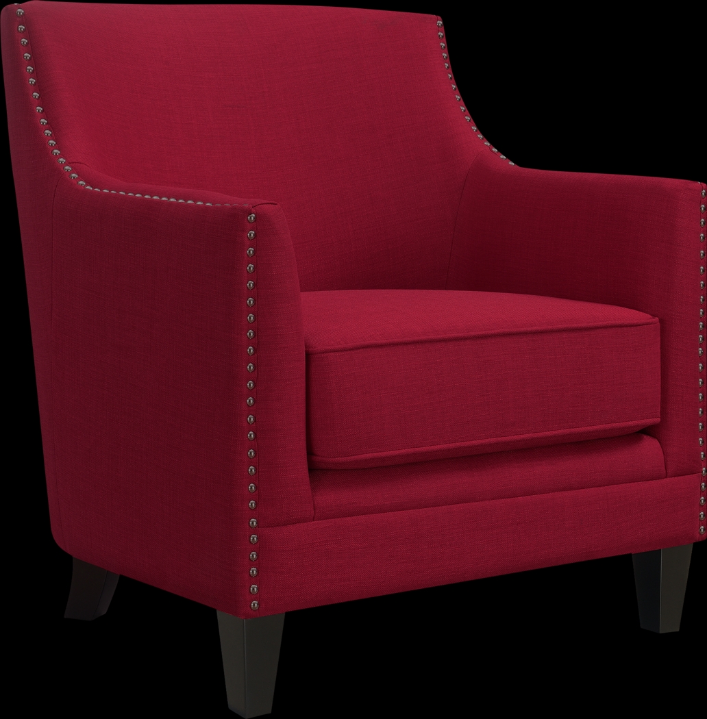 Weona I Berry Accent Chair - Thumbnail - Image 1