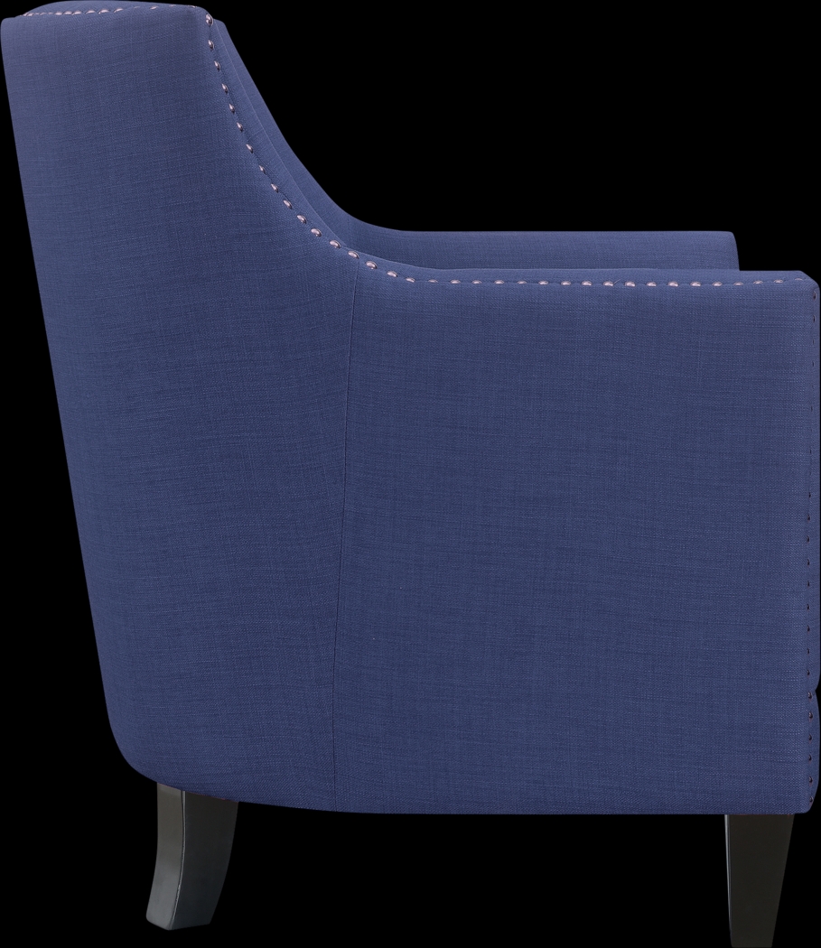 Weona I Blue Accent Chair - Thumbnail - Image 10