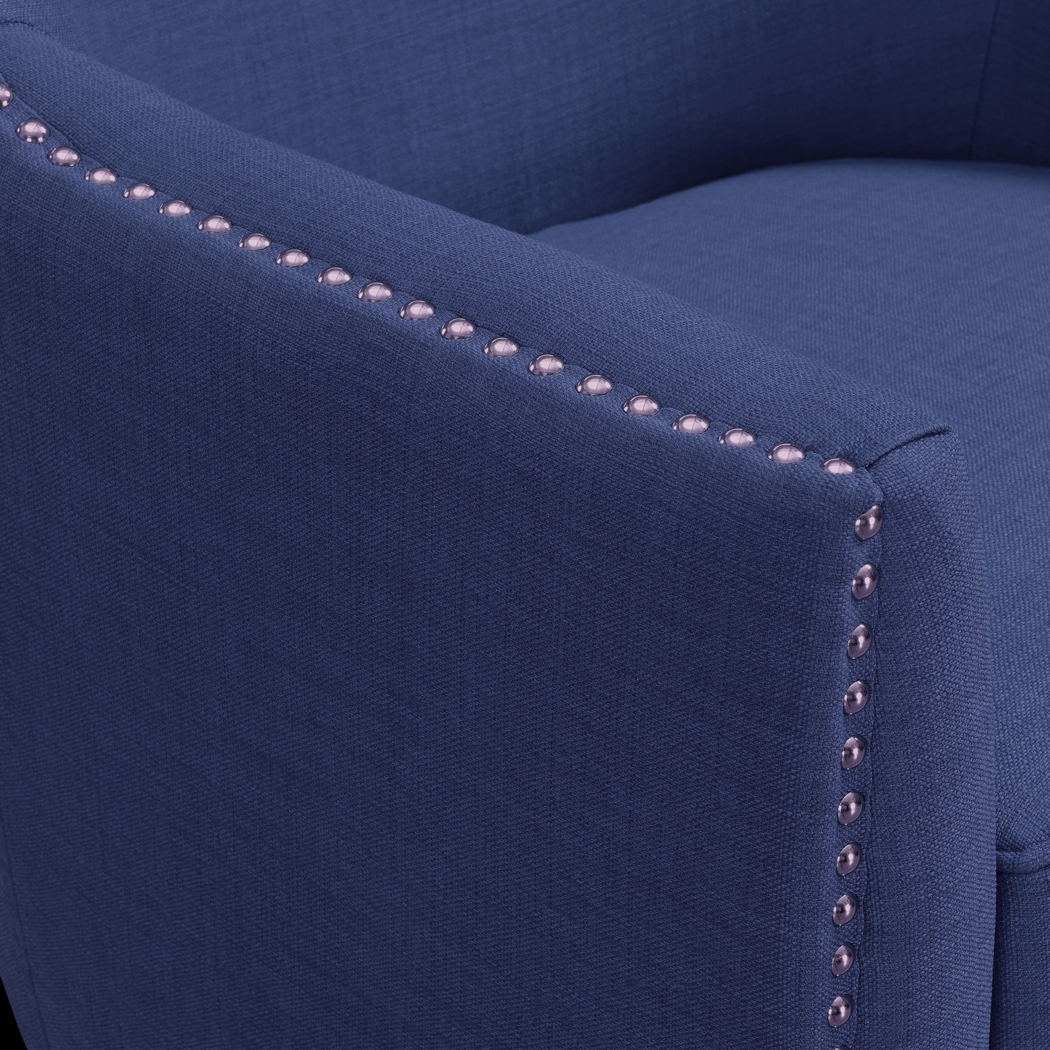 Weona I Blue Accent Chair - Thumbnail - Image 5