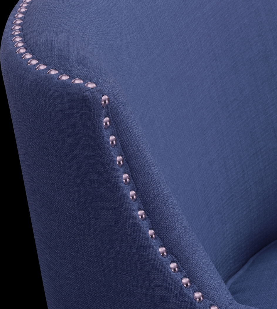 Weona I Blue Accent Chair - Thumbnail - Image 7