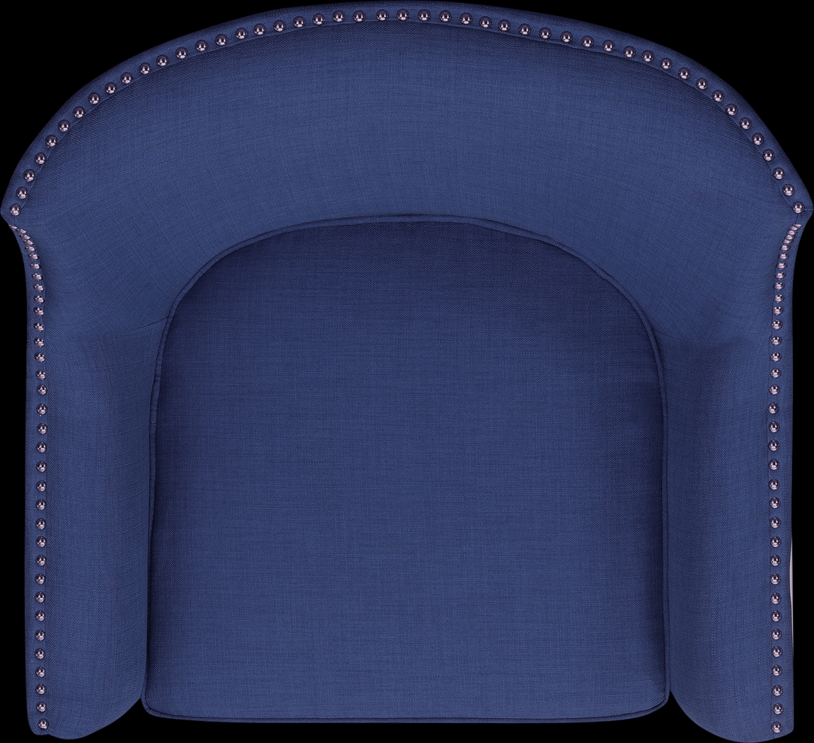 Weona I Blue Accent Chair - Thumbnail - Image 8