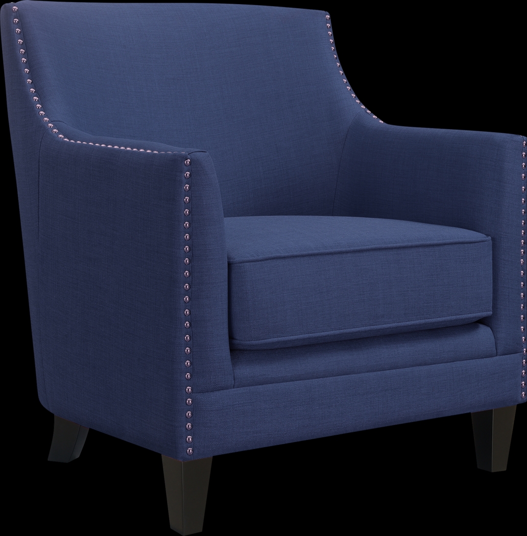 Weona I Blue Accent Chair - Thumbnail - Image 1
