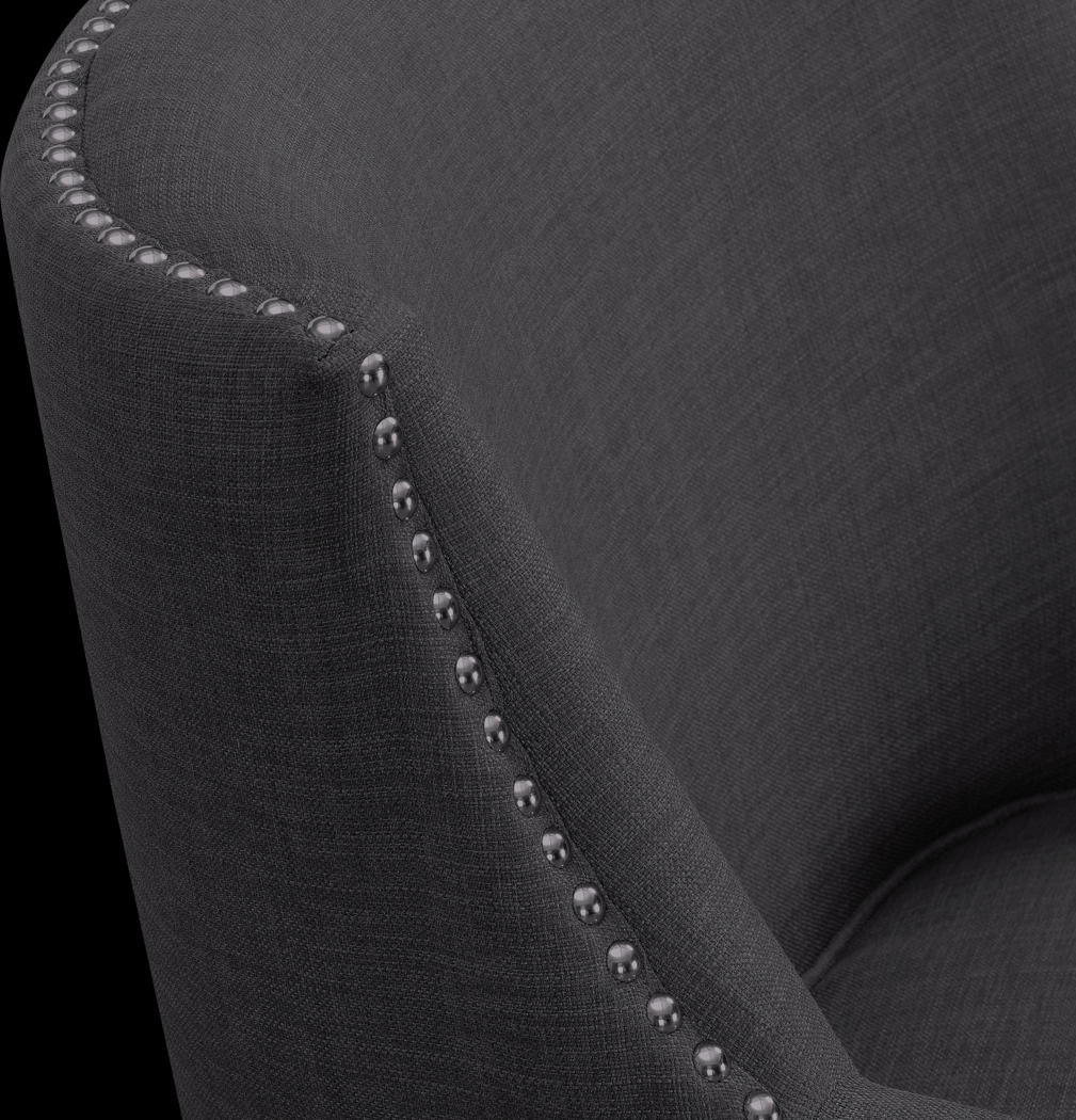 Weona I Charcoal Accent Chair - Thumbnail - Image 7