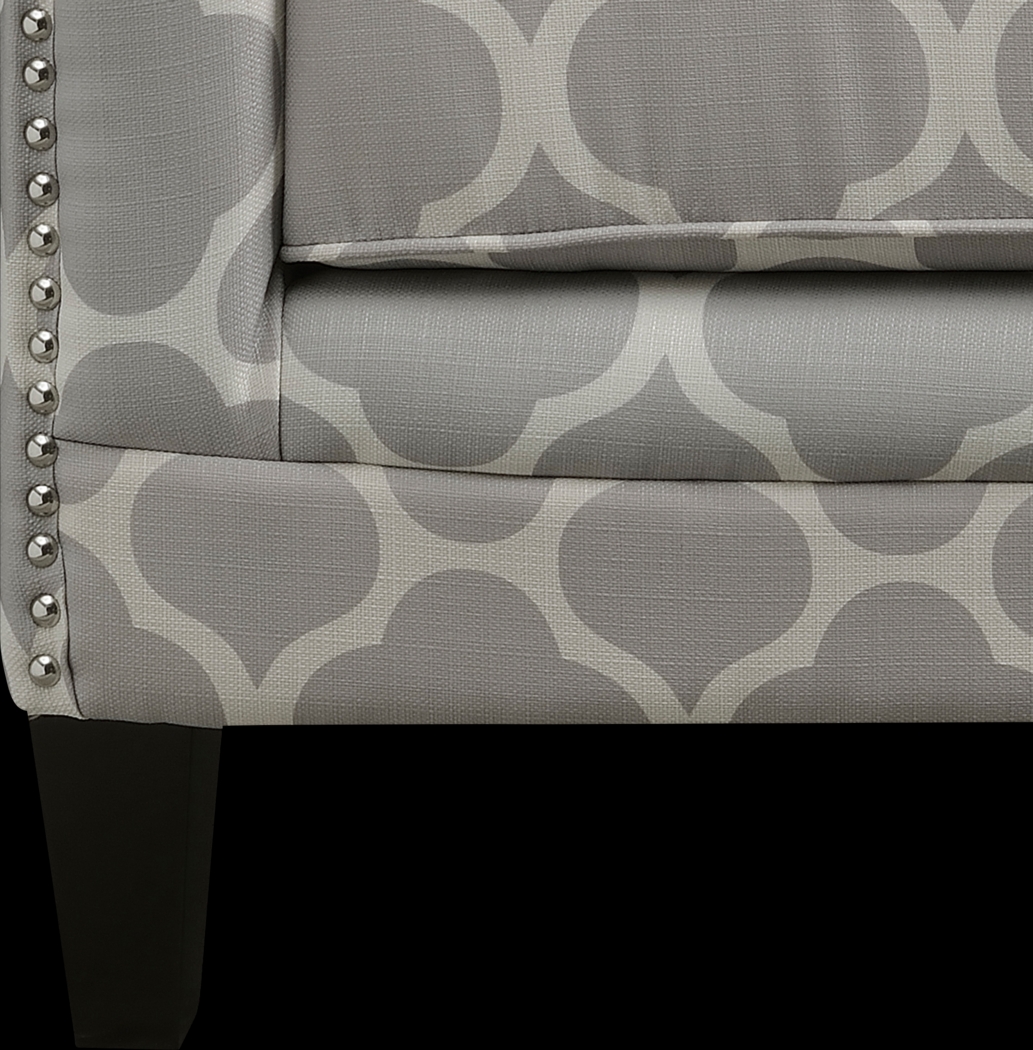 Weona I Light Gray Accent Chair - Thumbnail - Image 5