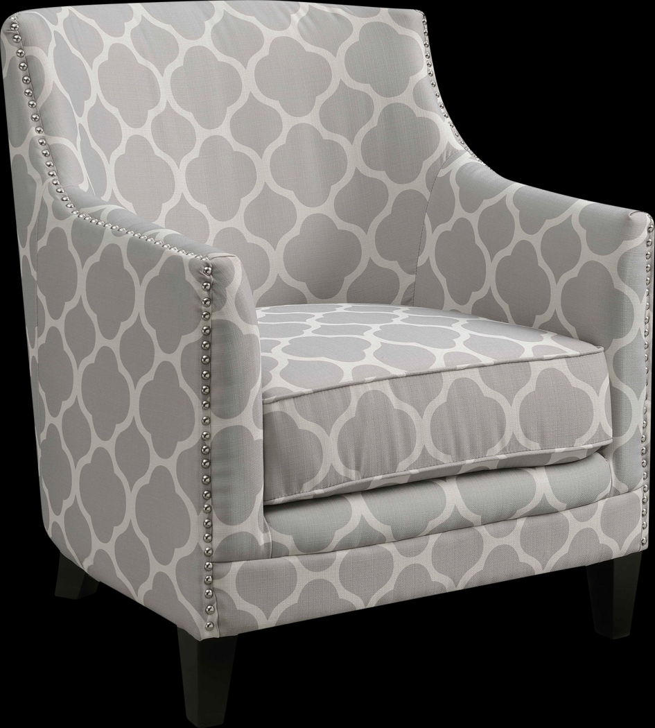 Weona I Light Gray Accent Chair - Thumbnail - Image 1