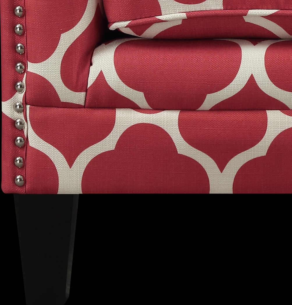 Weona I Red Accent Chair - Thumbnail - Image 9