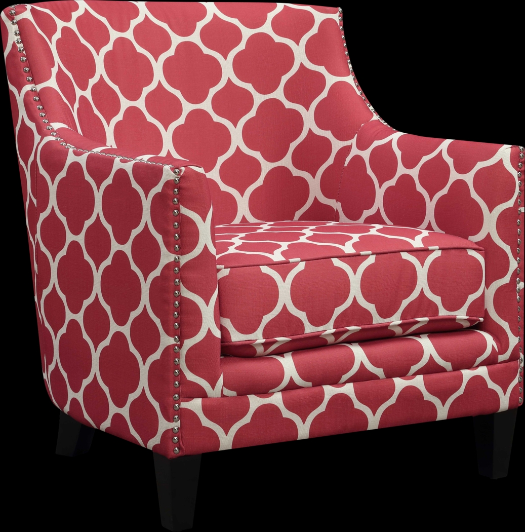 Weona I Red Accent Chair - Thumbnail - Image 1