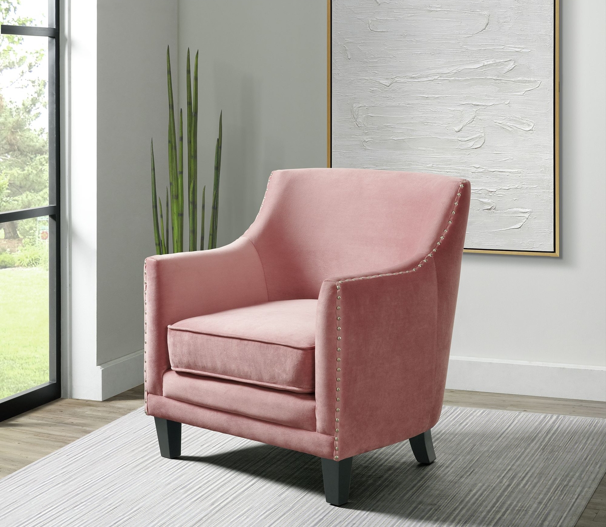 Weona II Blush Accent Chair - Thumbnail - Image 2