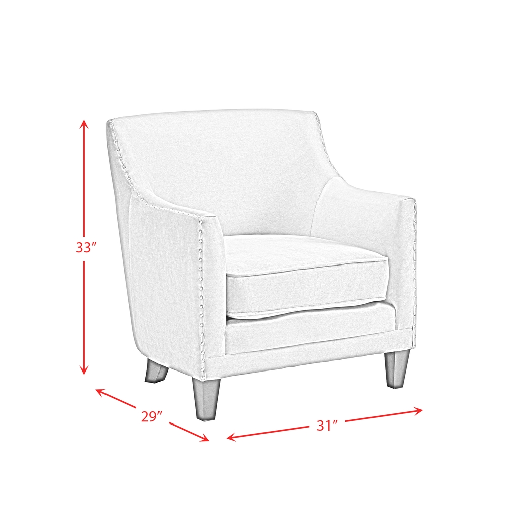 Weona II Blush Accent Chair - Thumbnail - Image 9