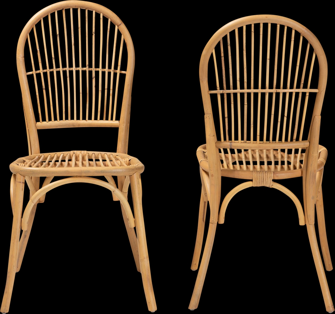 Werling Brown Side Chair, Set of 2 - Thumbnail - Image 4