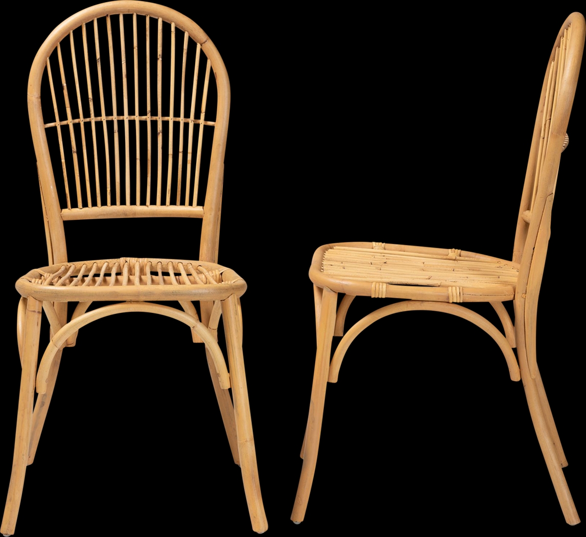 Werling Brown Side Chair, Set of 2 - Thumbnail - Image 5