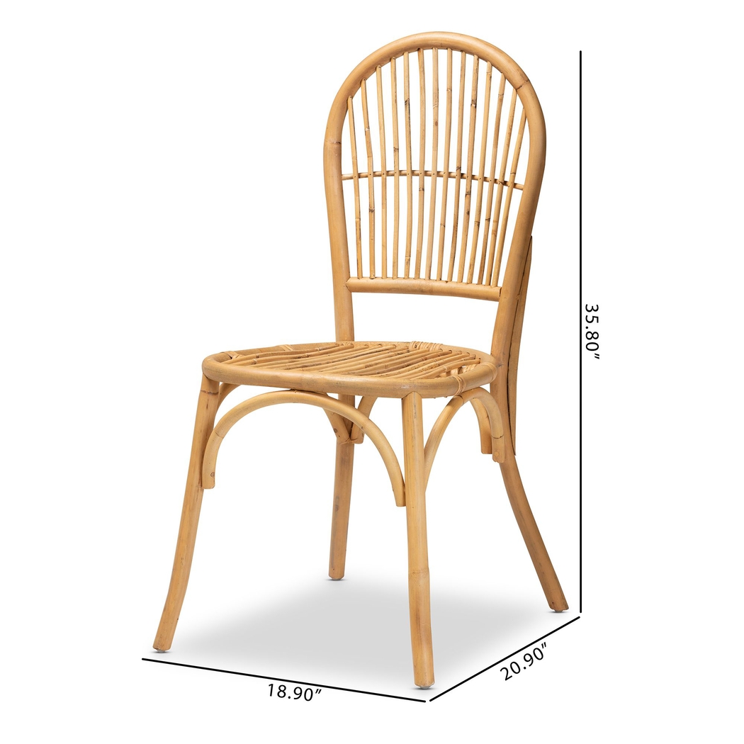 Werling Brown Side Chair, Set of 2 - Thumbnail - Image 9