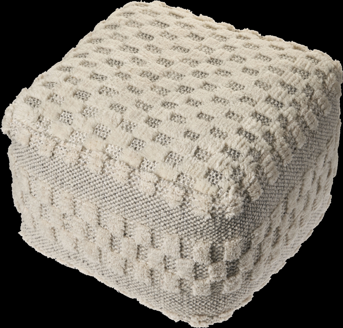 Wesaba Cream Pouf - Thumbnail - Image 3