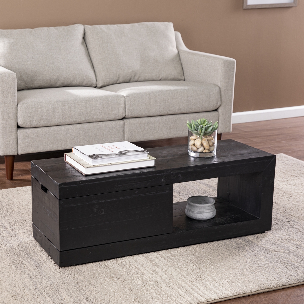 Wescates Black Cocktail Table - Thumbnail - Image 4