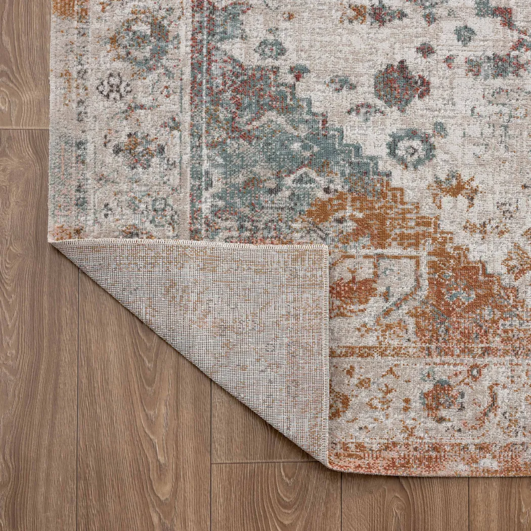 Wesdiac Blue/Cream 7'9 x 9'9 Indoor/Outdoor Rug - Image 6