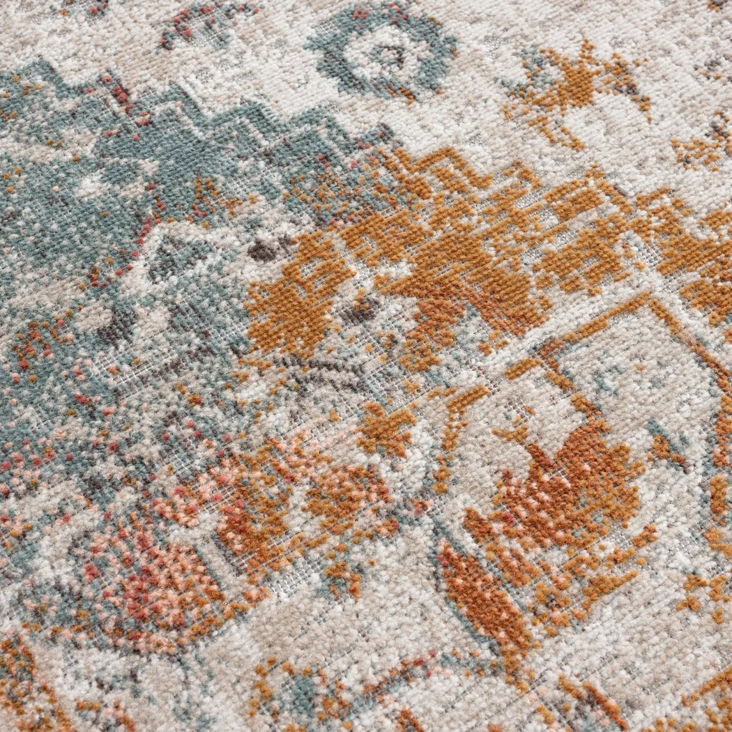 Wesdiac Blue/Cream 7'9 x 9'9 Indoor/Outdoor Rug - Image 7