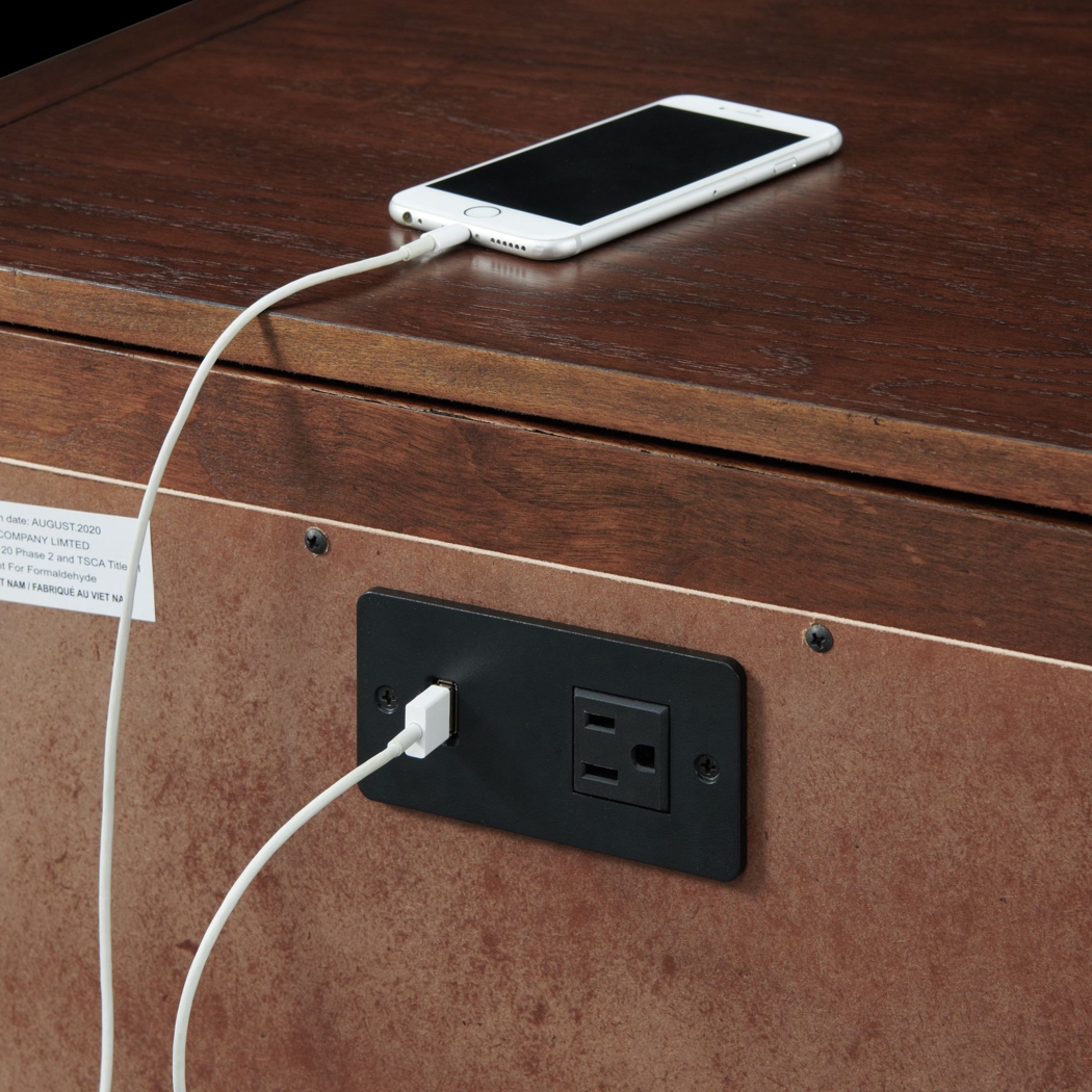 Wesjay Espresso Nightstand - Thumbnail - Image 8