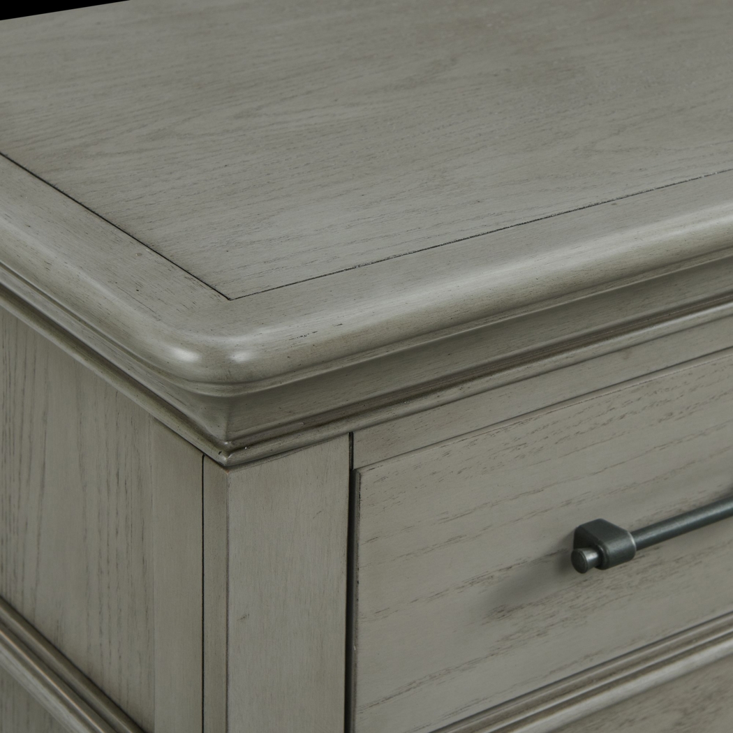 Wesjay Gray Nightstand - Thumbnail - Image 5