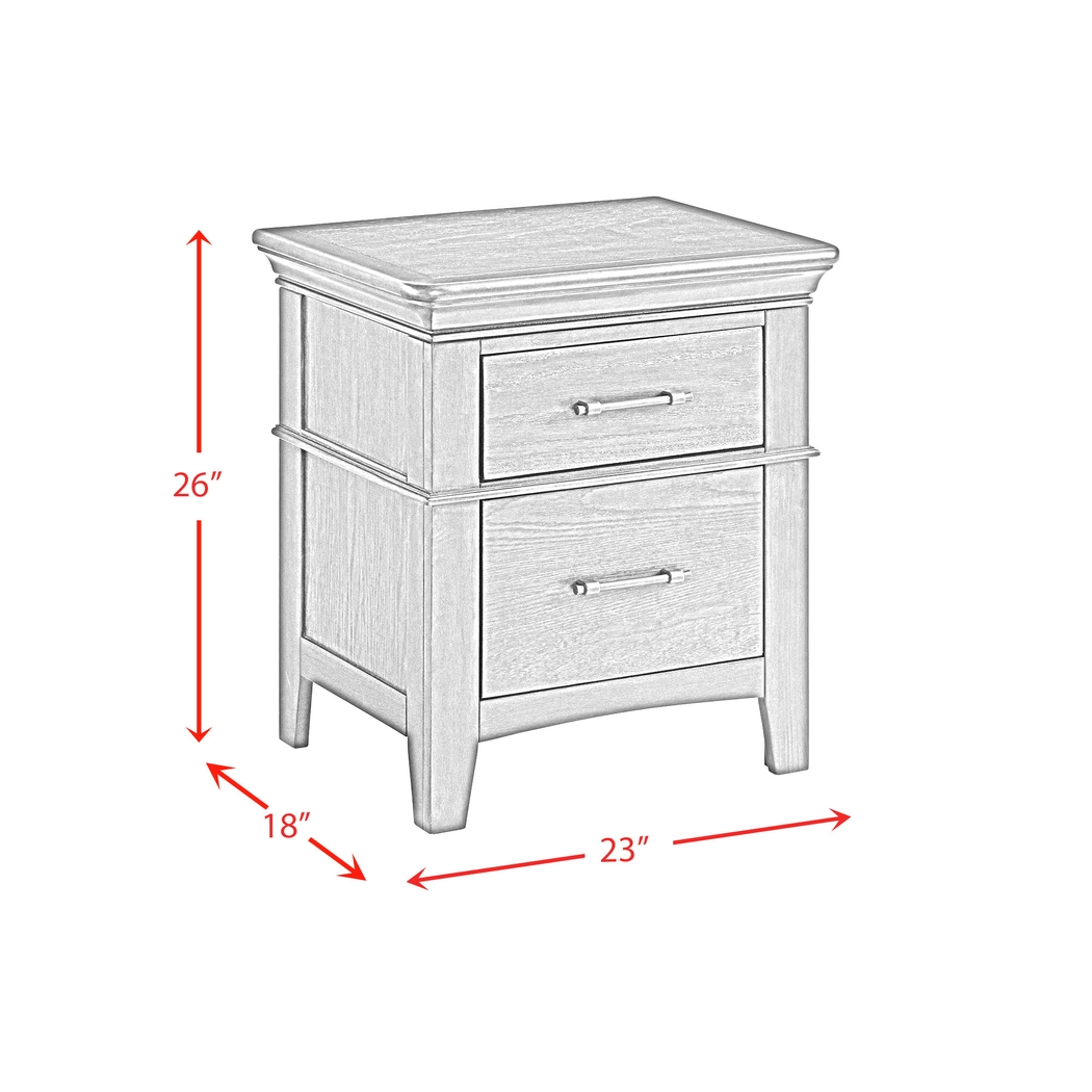 Wesjay Gray Nightstand - Thumbnail - Image 7