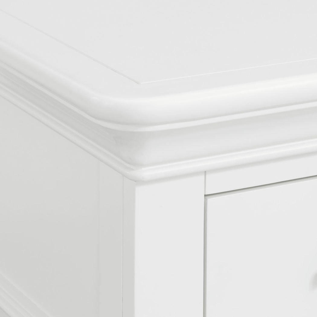 Wesjay White Nightstand - Thumbnail - Image 3