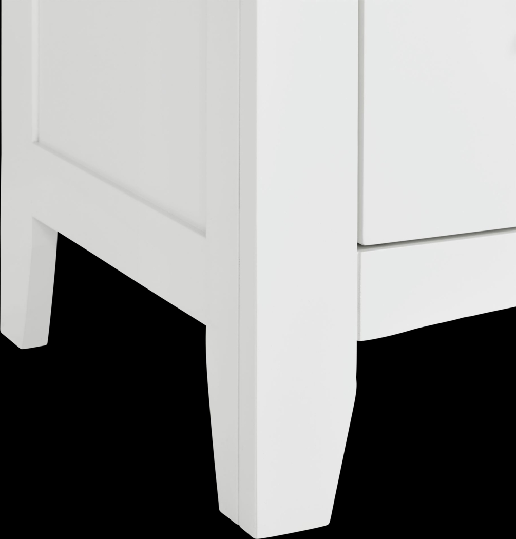 Wesjay White Nightstand - Thumbnail - Image 7