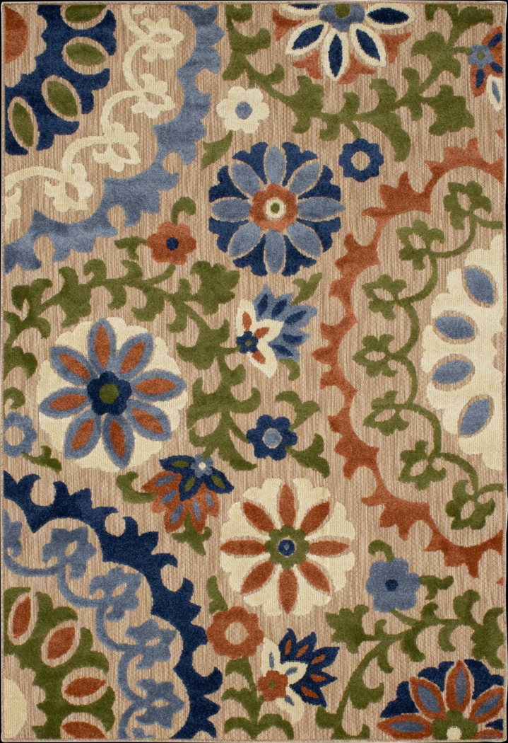 Wesland Multi 7'10 x 10' Indoor/Outdoor Rug - Thumbnail - Image 1