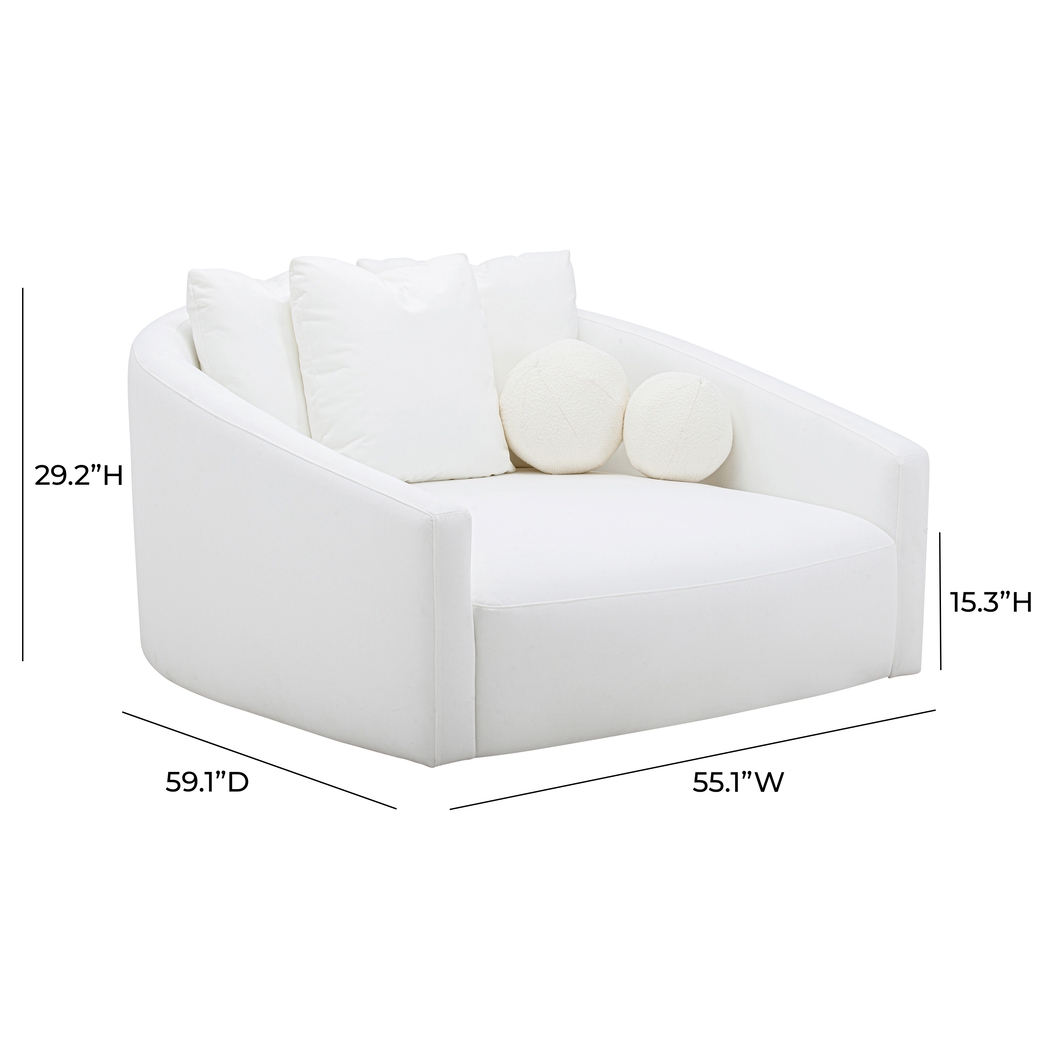 Wesleye Cream Daybed - Thumbnail - Image 8