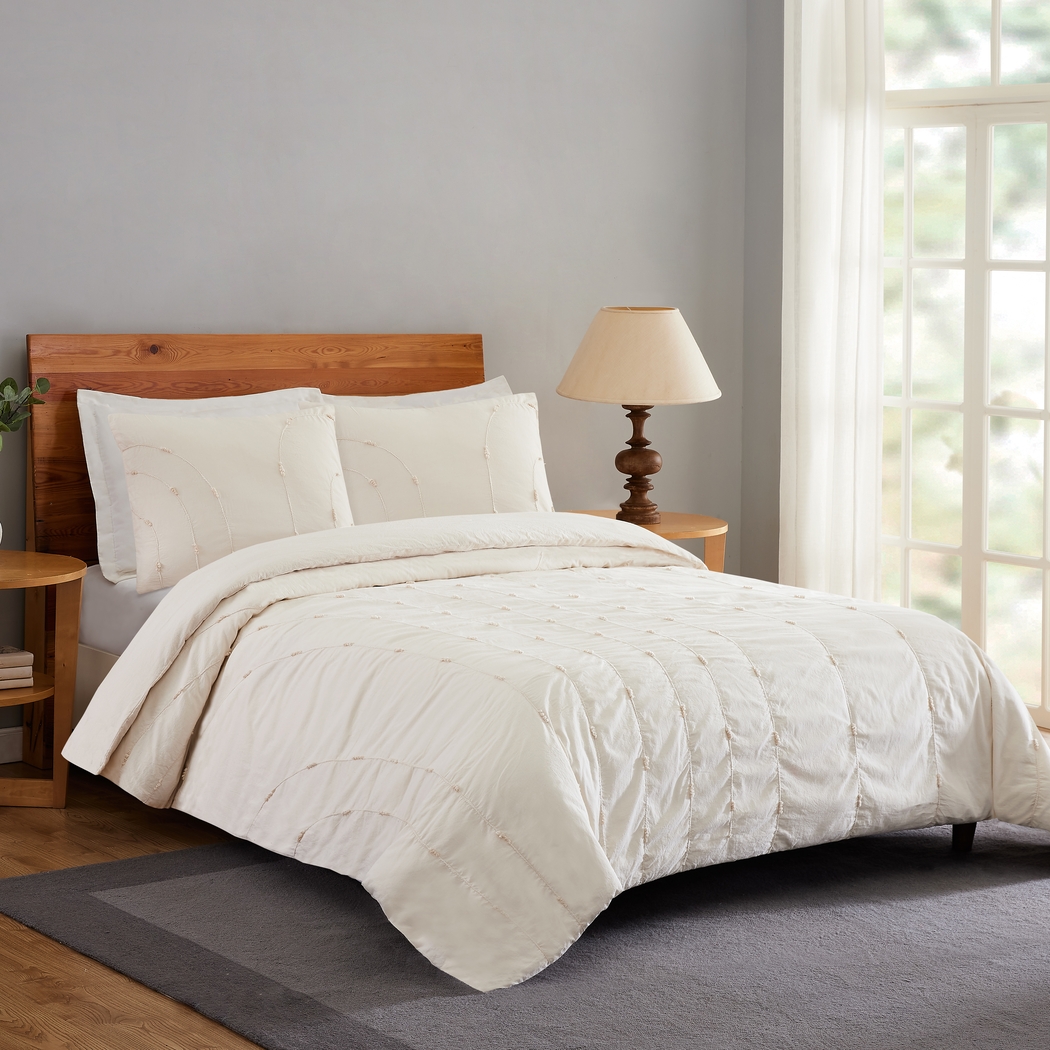 Wesleywood Cream King 3 Pc Duvet Set - Thumbnail - Image 2