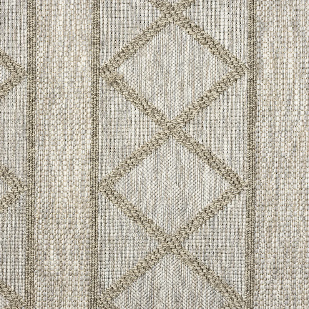 Wesnach Tan 7'10 x 9'6 Indoor/Outdoor Rug - Image 9
