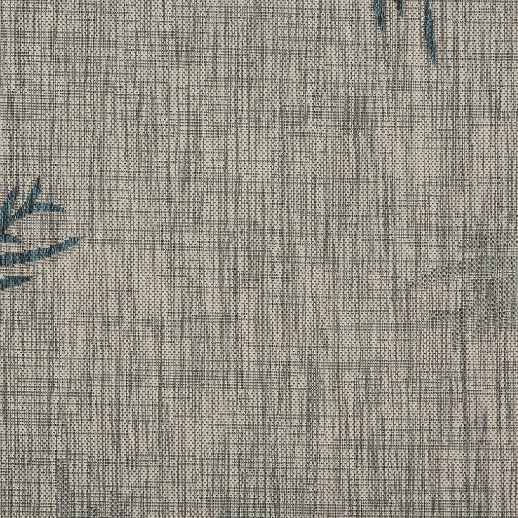 Wesnet Gray/Blue 5' x 7' Indoor/Outdoor Rug - Thumbnail - Image 8