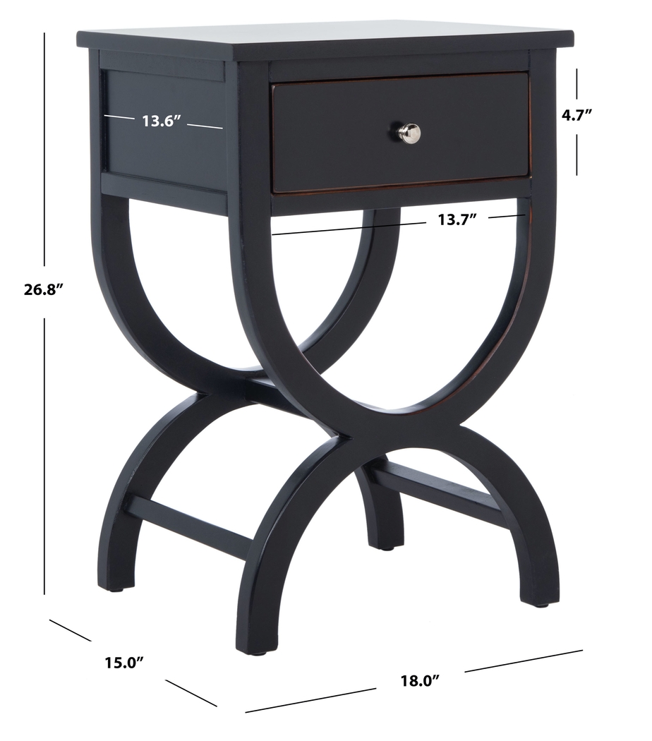 Wespanee Black Nightstand - Thumbnail - Image 11