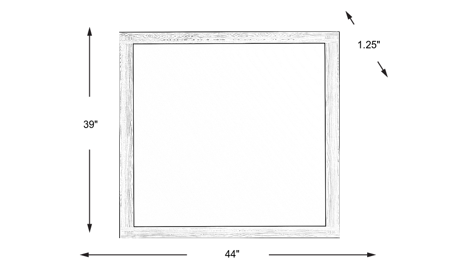 Dimension Image. Please refer to the Dimension Tab on this page for dimension details.