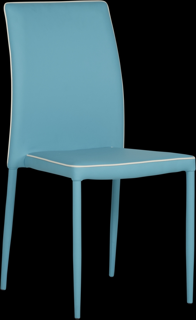 West Bay Turquoise Side Chair - Thumbnail - Image 1