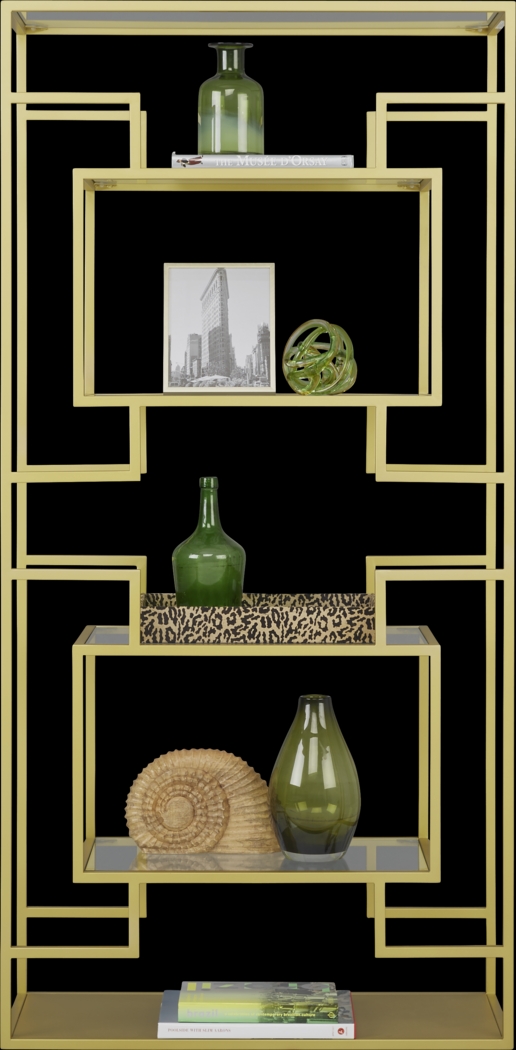 West Bridge Gold Room Divider - Thumbnail - Image 1