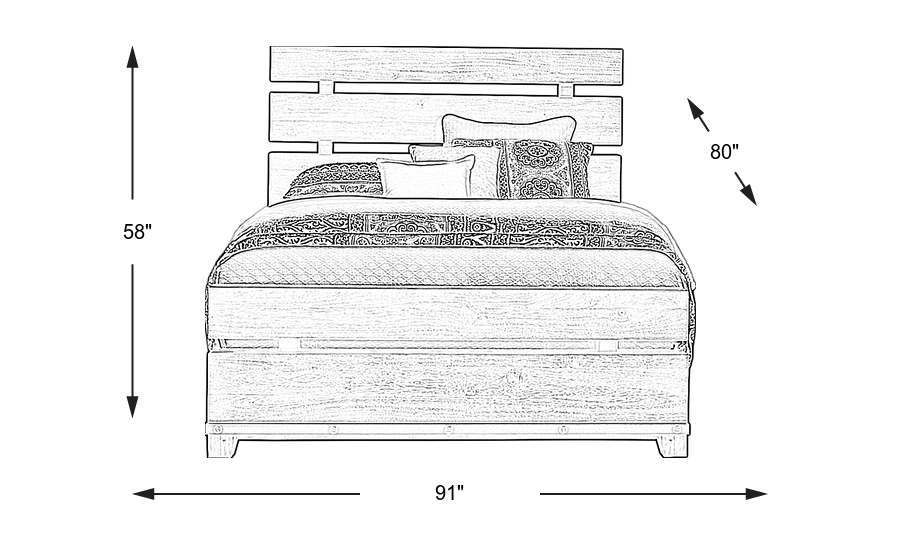 Dimension Image. Please refer to the Dimension Tab on this page for dimension details.