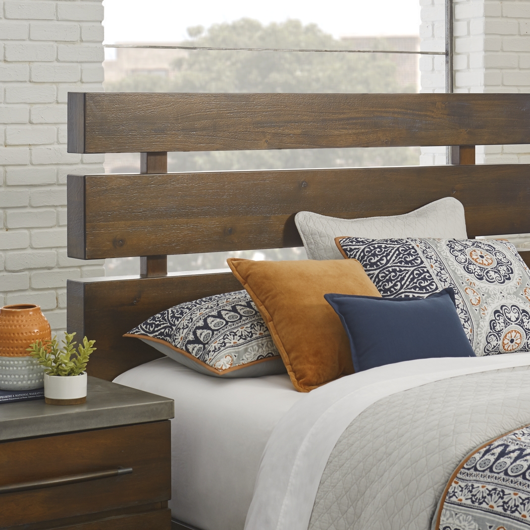 West Hills Brown 3 Pc Queen Panel Bed - Thumbnail - Image 3