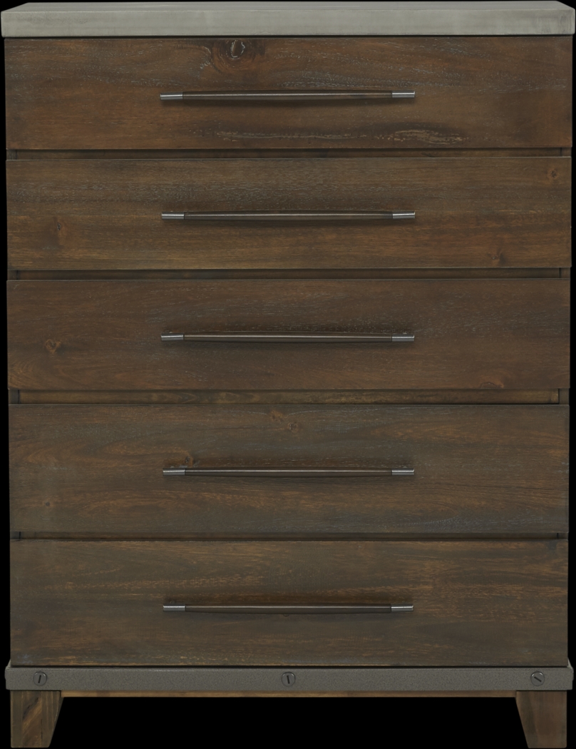 West Hills Brown Chest - Thumbnail - Image 1