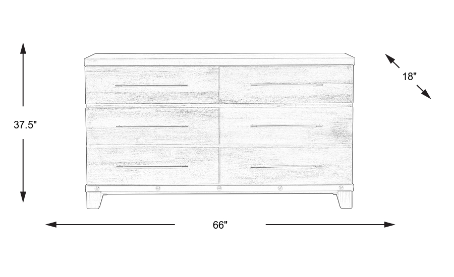 Dimension Image. Please refer to the Dimension Tab on this page for dimension details.