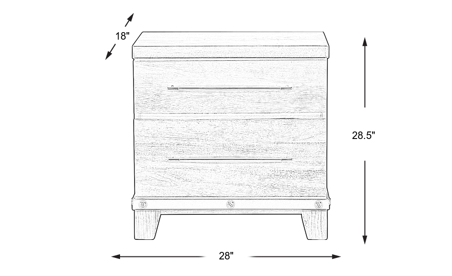 Dimension Image. Please refer to the Dimension Tab on this page for dimension details.