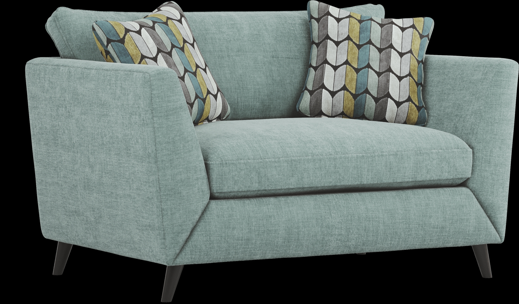 West Loft Teal 8 Pc Living Room - Thumbnail - Image 7