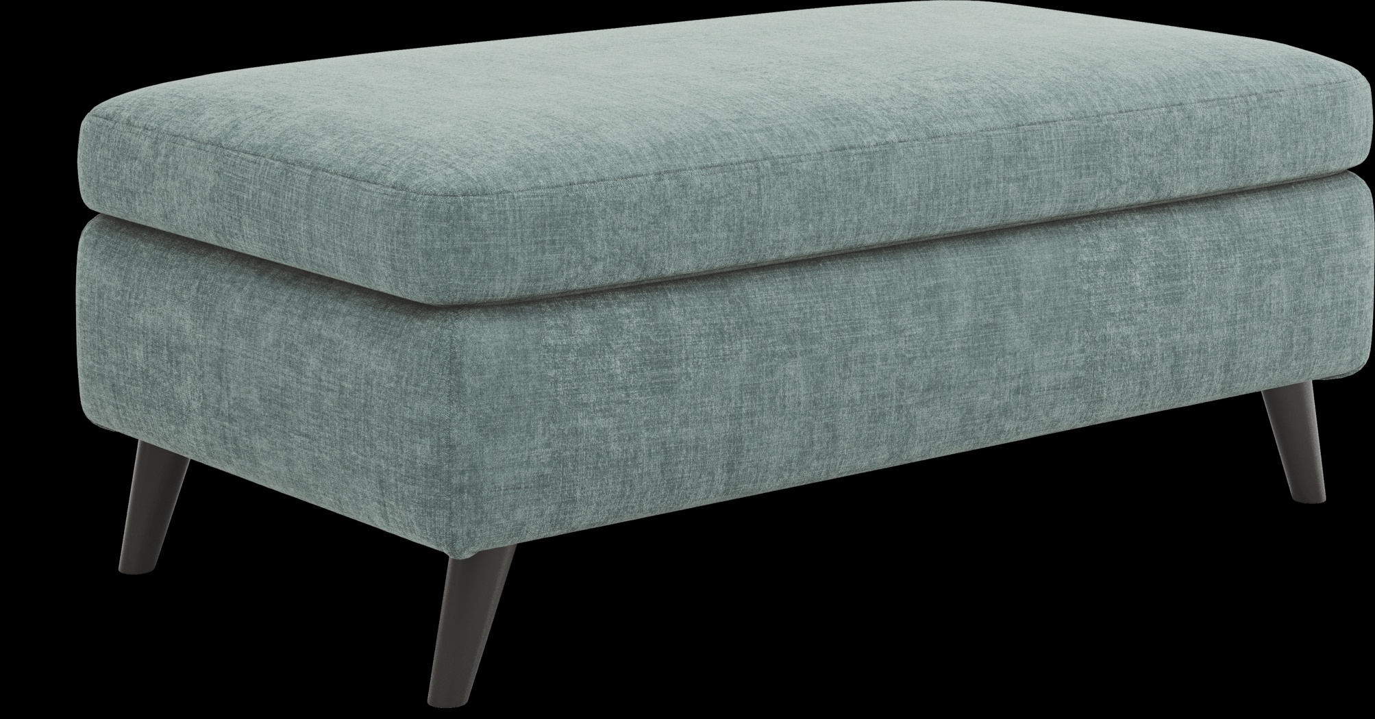 West Loft Teal Ottoman - Thumbnail - Image 1