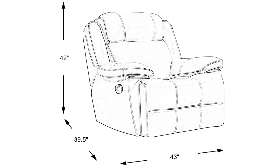 Dimension Image. Please refer to the Dimension Tab on this page for dimension details.