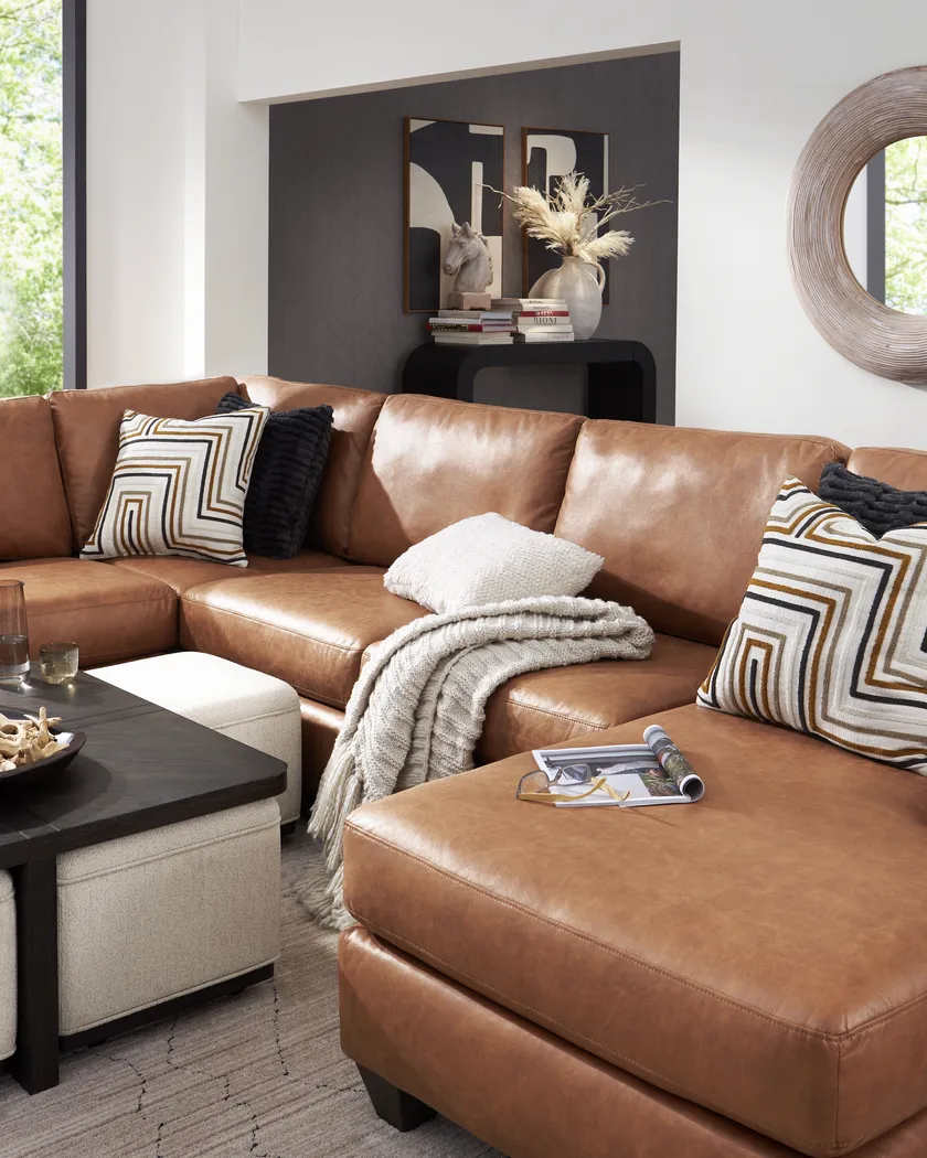 Westcott Brown 3 Pc Sectional - Image 3