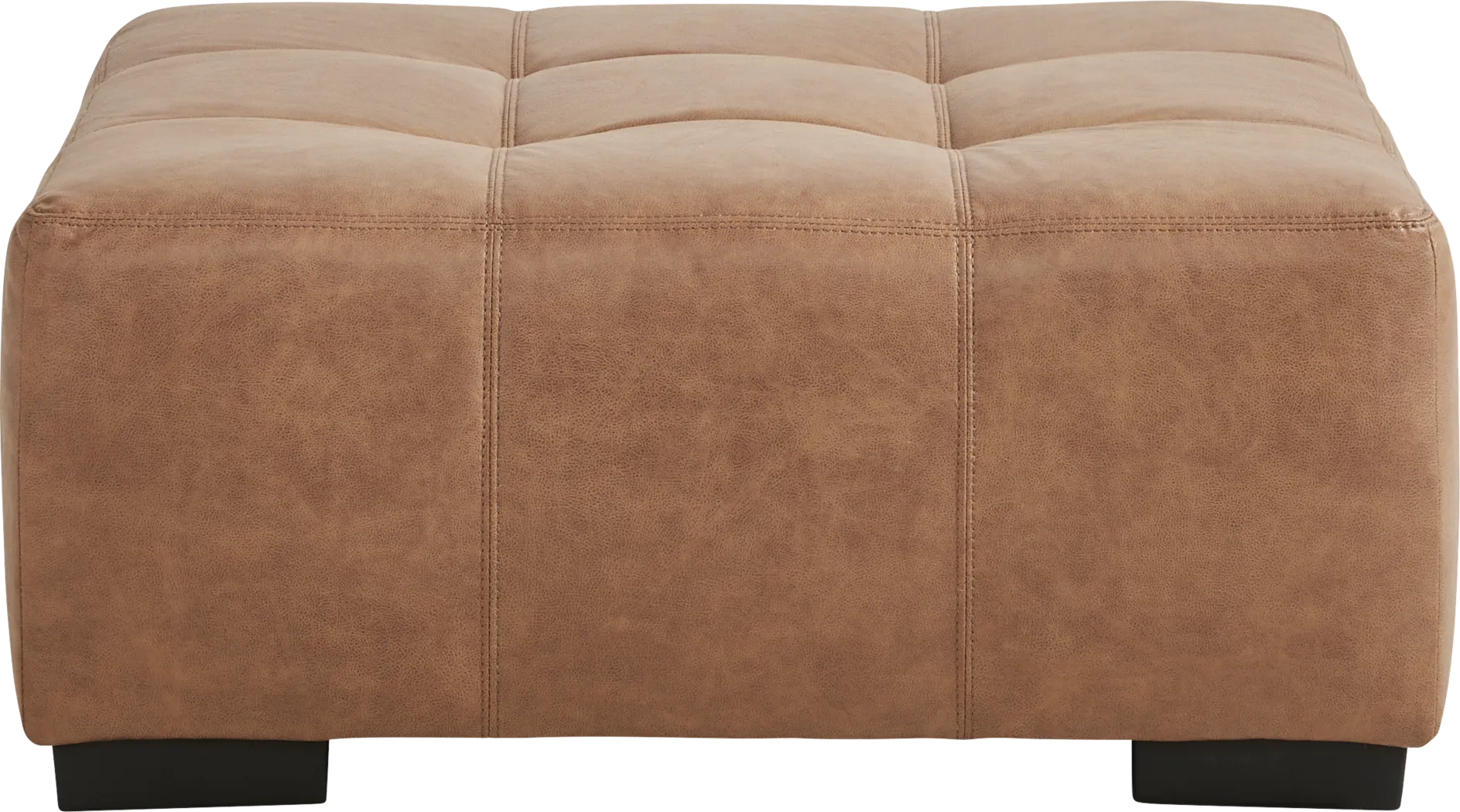 Westcott Brown Cocktail Ottoman - Image 2